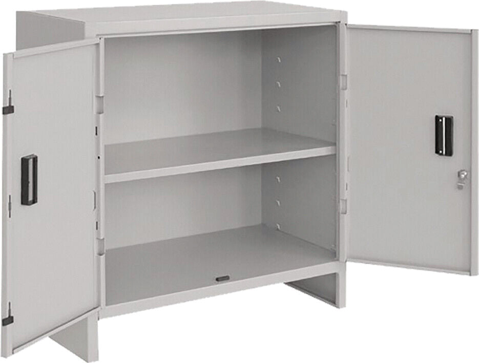 Armadietto 100x80 in acciaio 1 Ripiano interno Maniglie e Serratura