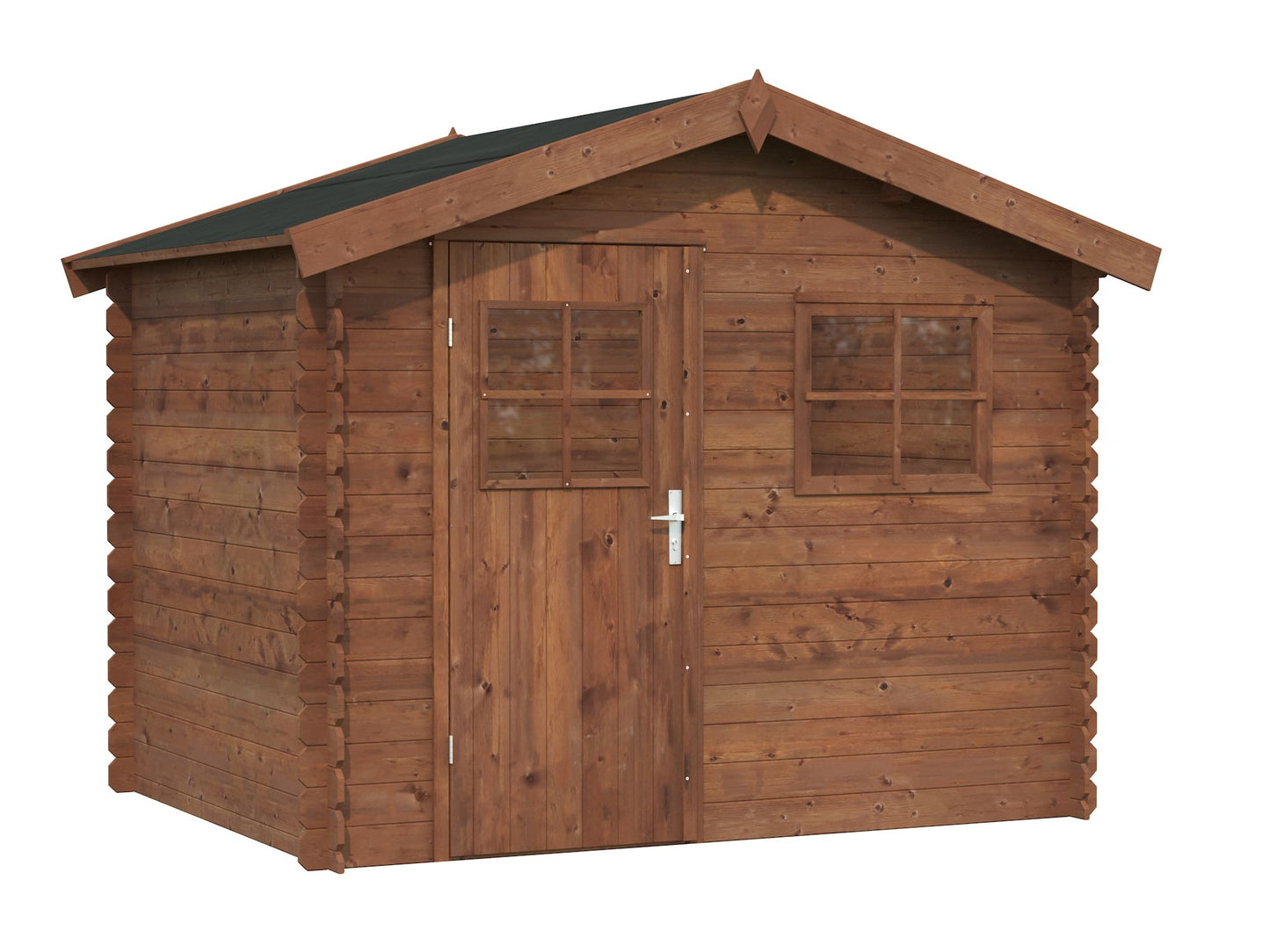 Casetta in Legno Impregnata 2.6x2 19 mm Box per Attrezzi
