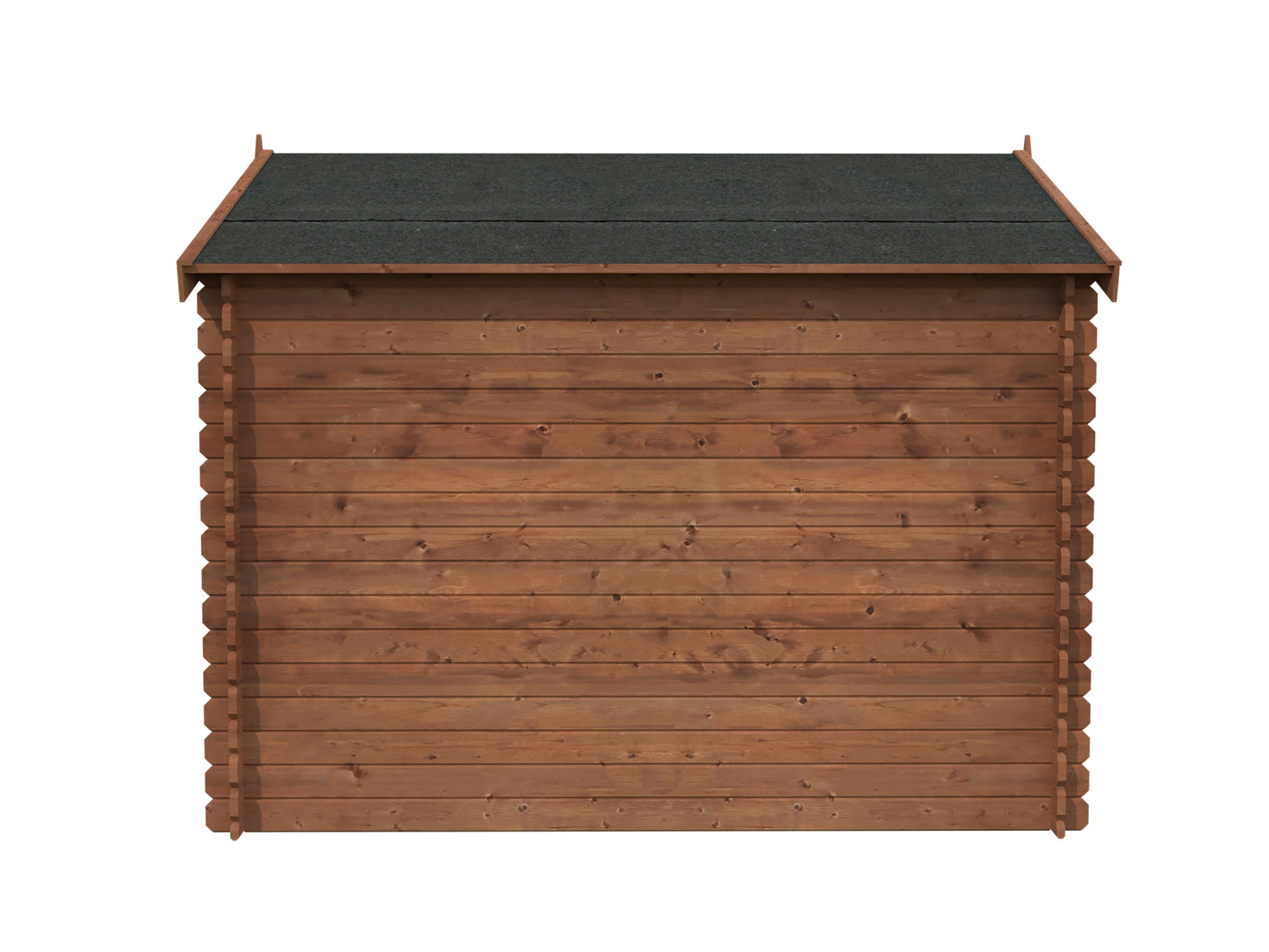 Casetta in Legno 3x3 Block House 28 mm Ripostiglio Attrezzi da Giardino