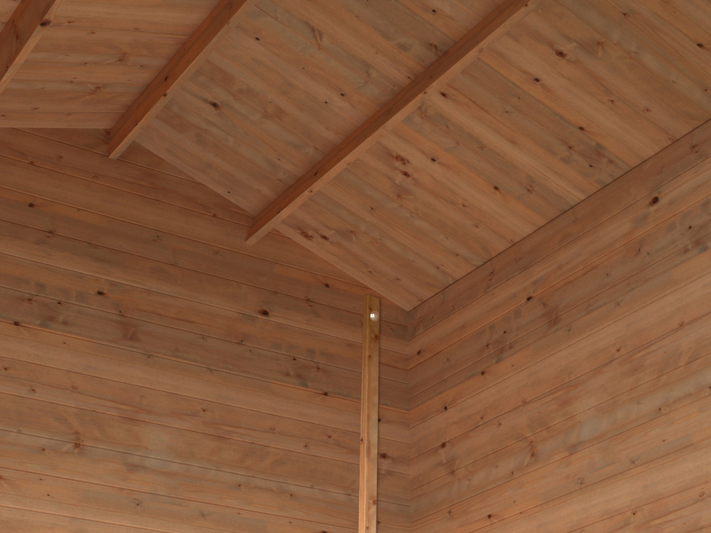 Casetta in Legno 250x250 cm Fortino in Abete Autoclave
