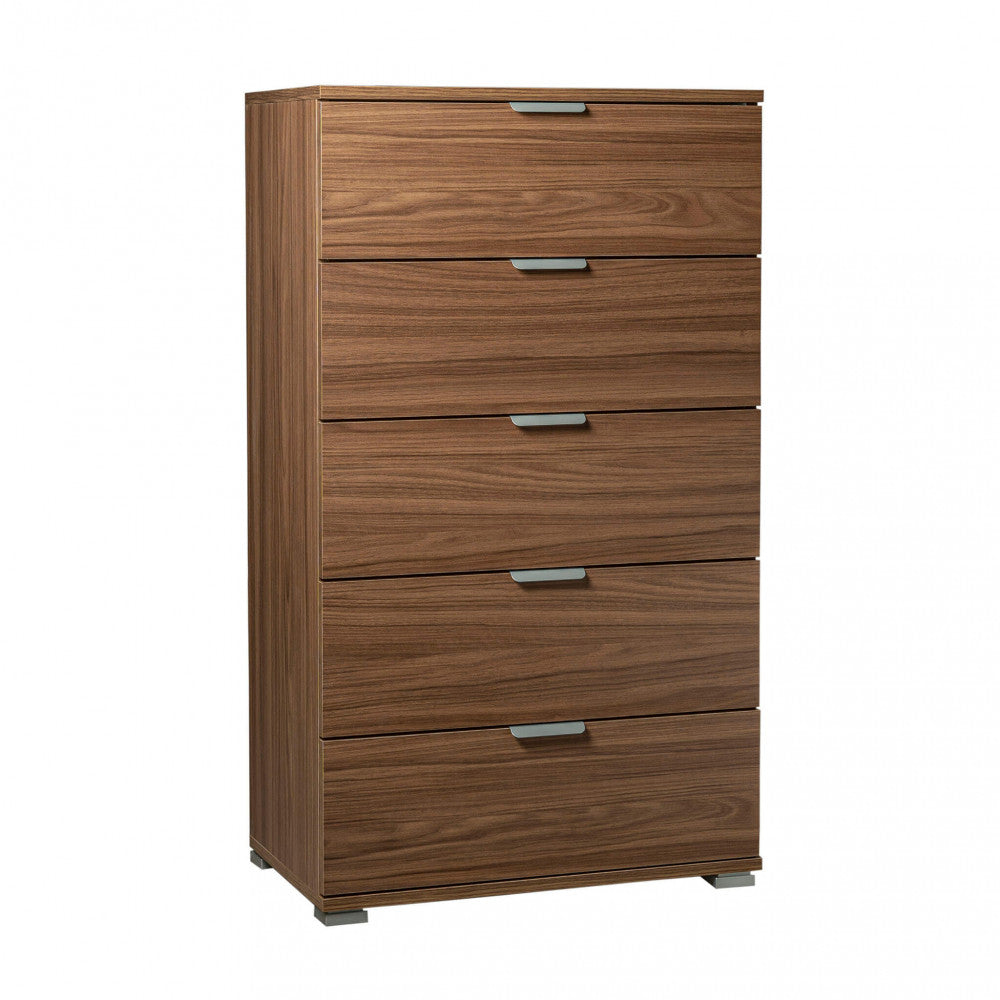Cassettiera marrone 60x38x103 cm elegante e capiente