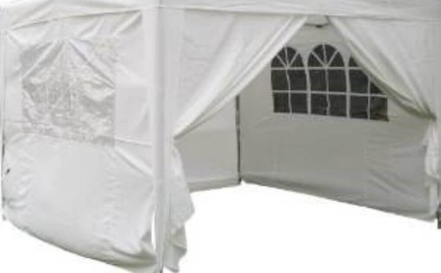 Set pareti gazebo 3x3 mt in PVC bianco