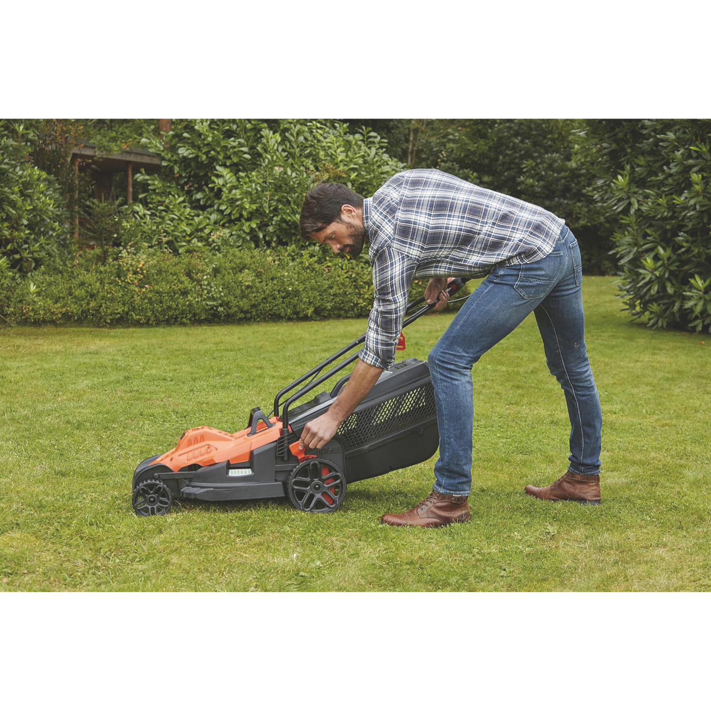 Tosaerba Black Decker 1400W Giardinaggio 6 Altezze regolabili Leggero Tosa Prato