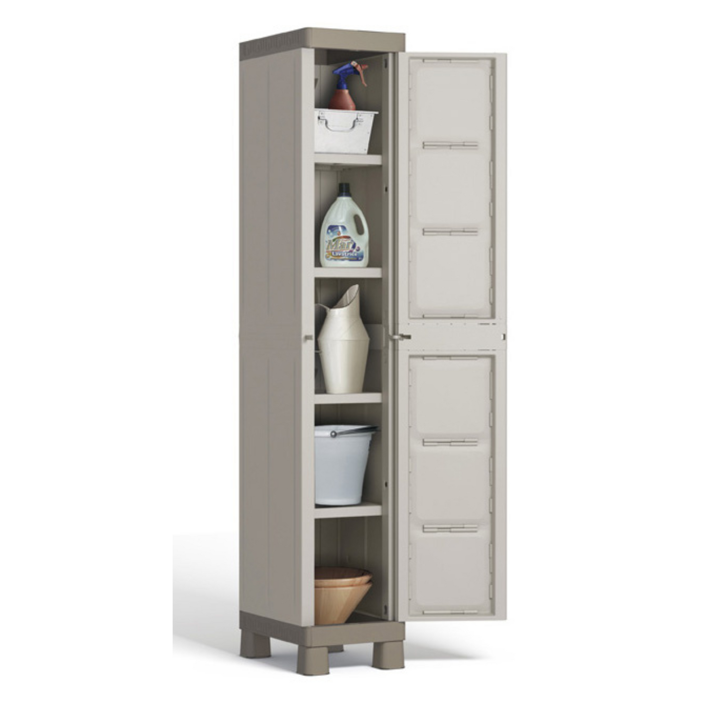 Armadio 1 Anta Excellence Keter 33x45x182 cm Sabbia