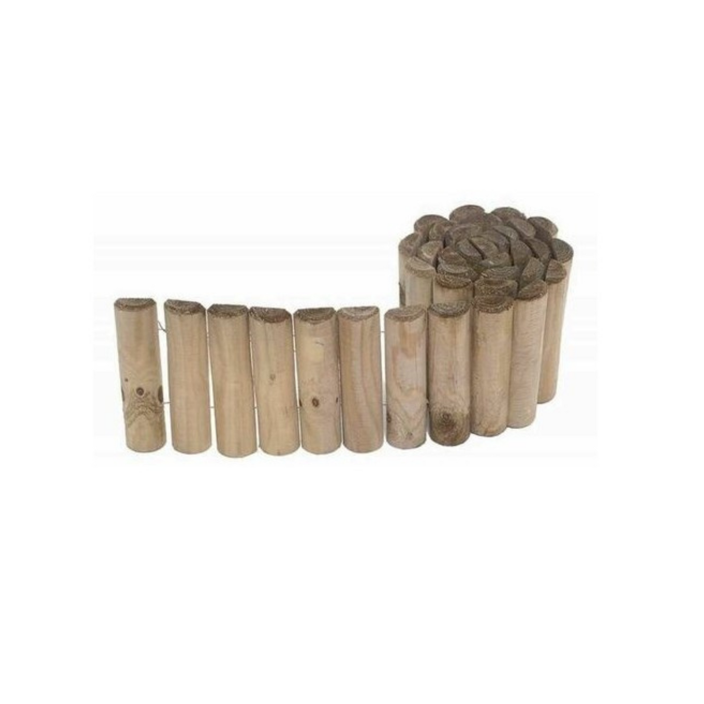 Bordatura 180x20 cm in Legno per Aiuola per Giardino