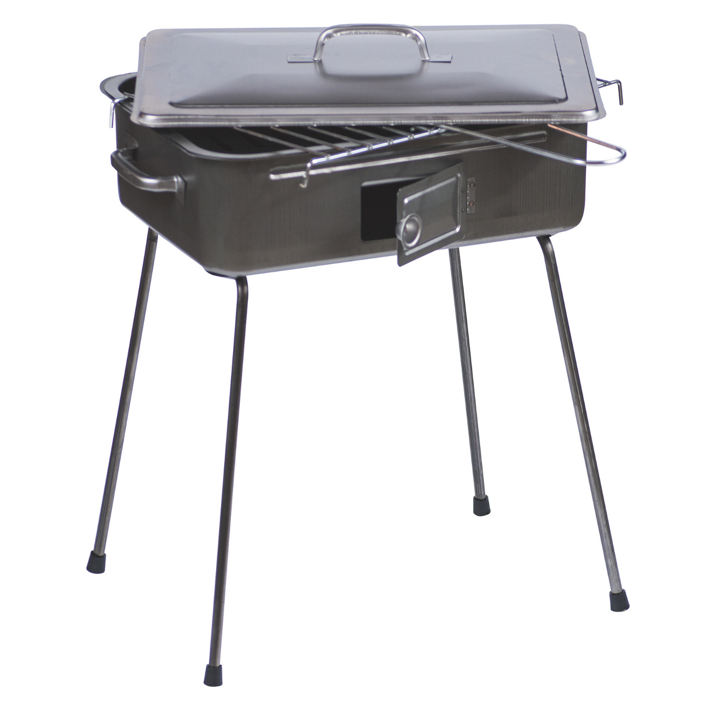 Barbecue a Carbonella Fornacella Pieghevole Griglia da Giardino
