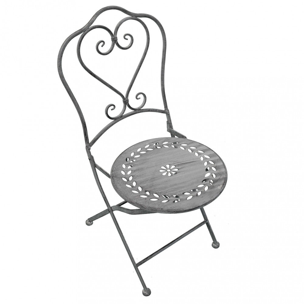 Set tavolo e sedie Bianco Ossidato elegante Salotto