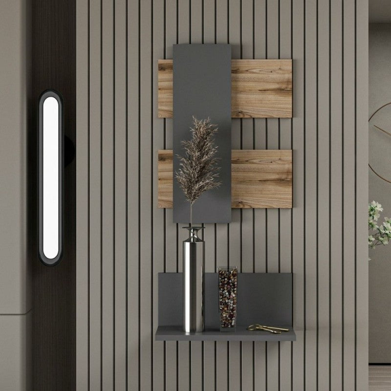 Composizione di Mensole a Muro da Ingresso Elegante Ripiano Scaffale