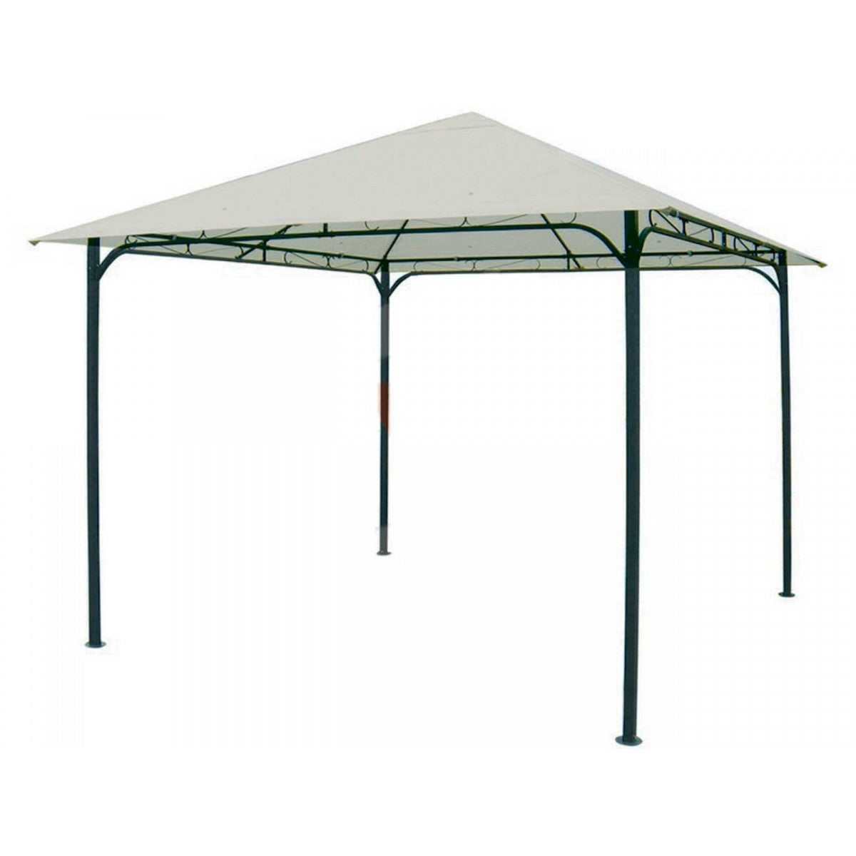Gazebo Ercu 3x3 in Acciaio Poliestere da Giardino per Esterno