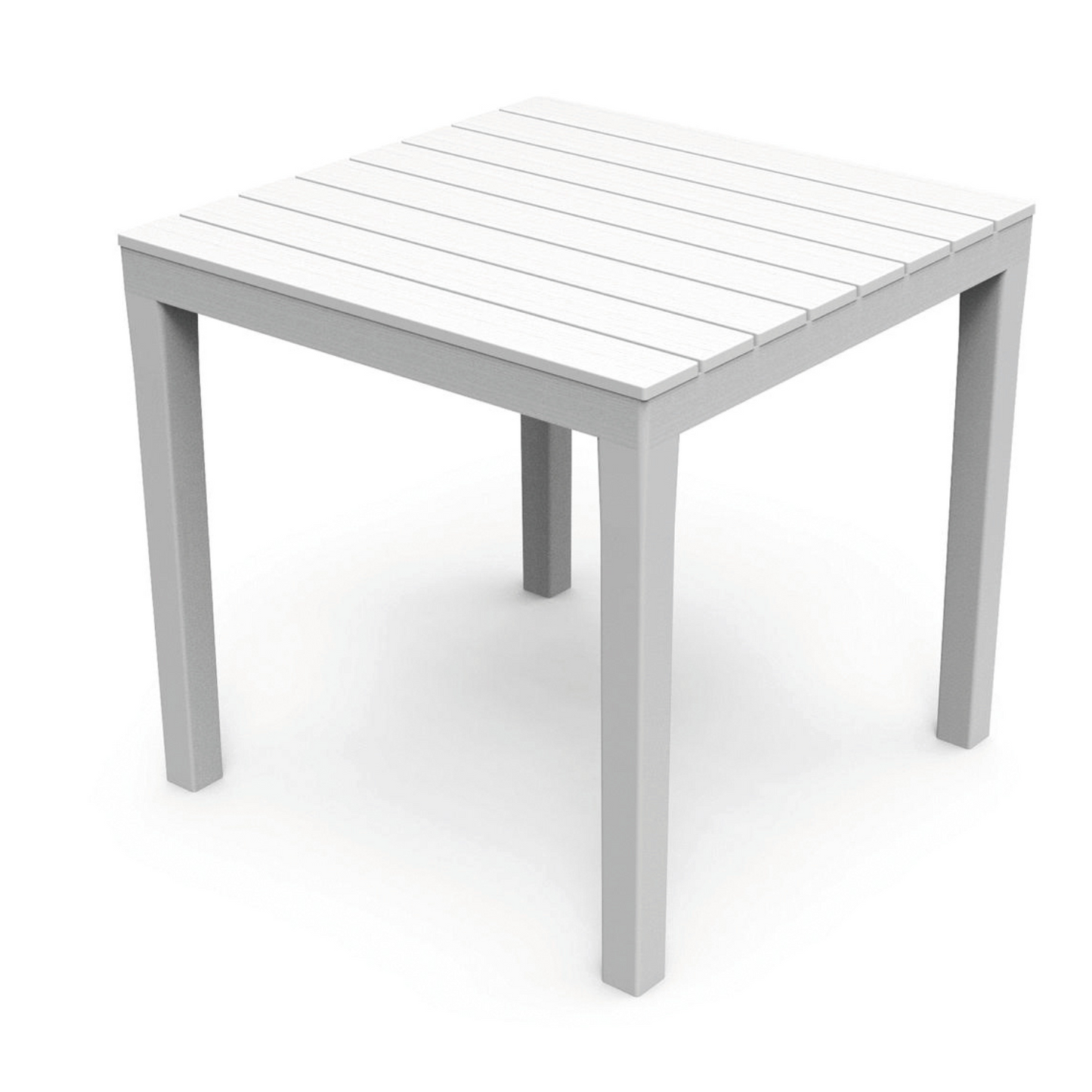 Tavolo Bali 78x78 cm Bianco Polipropilene Componibile