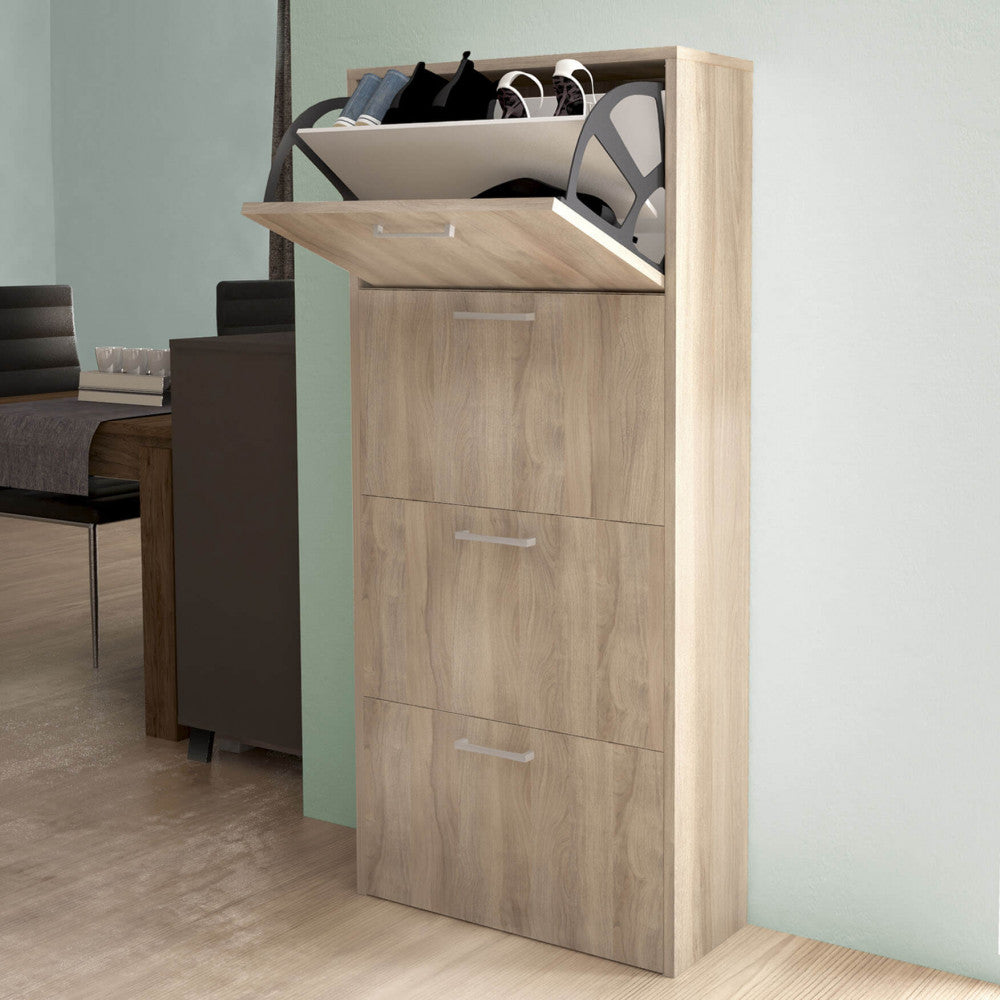 Scarpiera Olmo Slim a 4 Ante Ribalta Doppie Porta Scarpe Salvaspazio