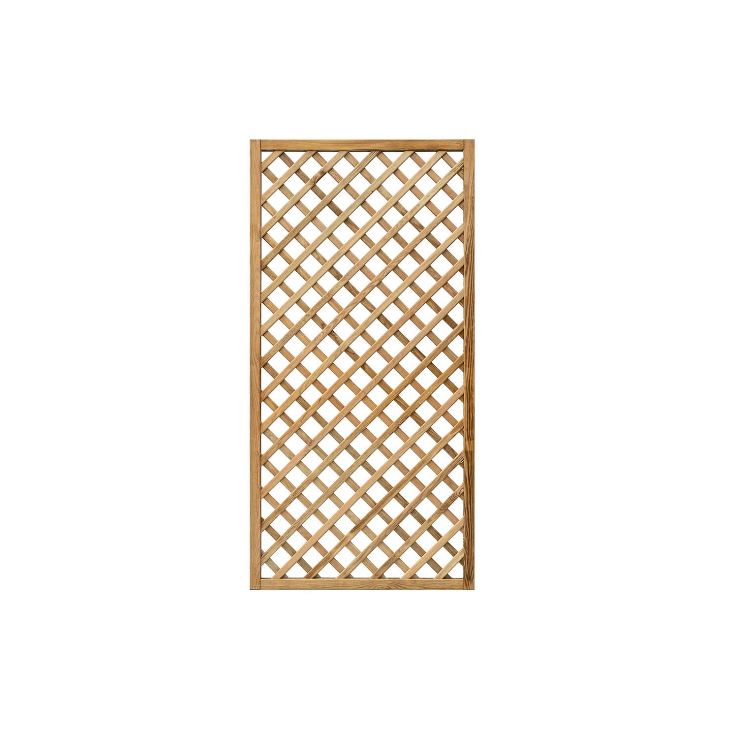 Grigliato Pannello 90x180 cm Steccato in Legno da Terrazzo Giardino Divisorio
