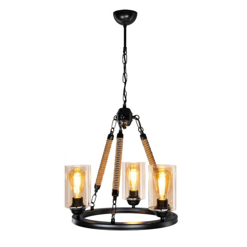 Lampada da soffitto 3 luci design moderno 40x79 cm