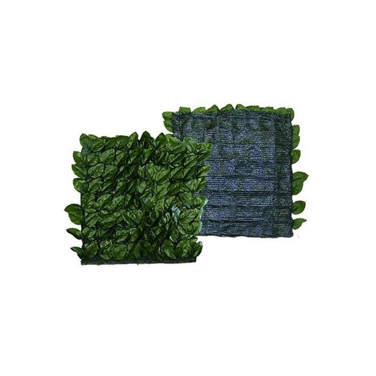 Siepe Sempreverde 1x20 Artificiale Lauro con Rete Ombreggiante Giardino Balcone