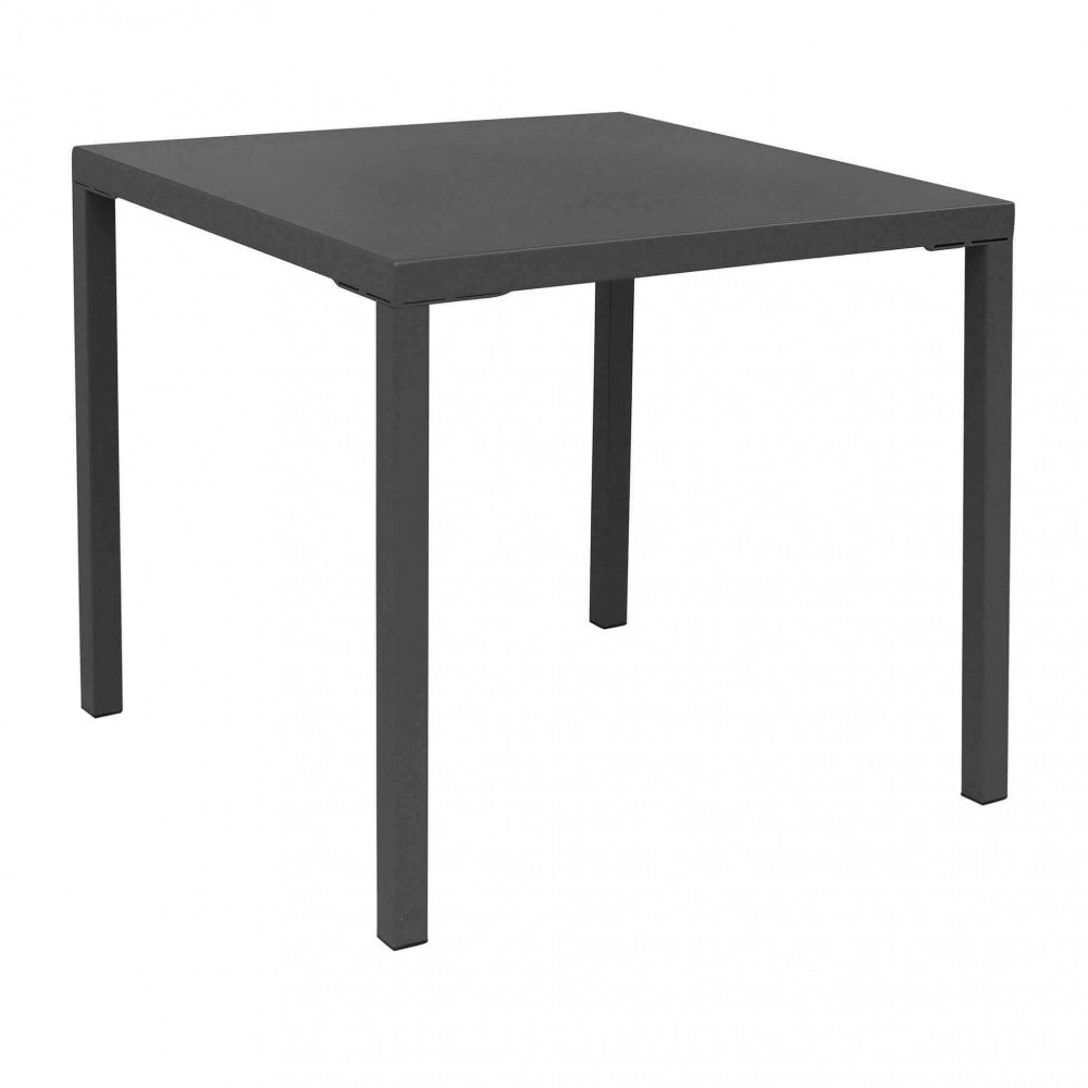 Tavolo Quadrato 80x80 cm in Acciaio Verniciato per Esterno