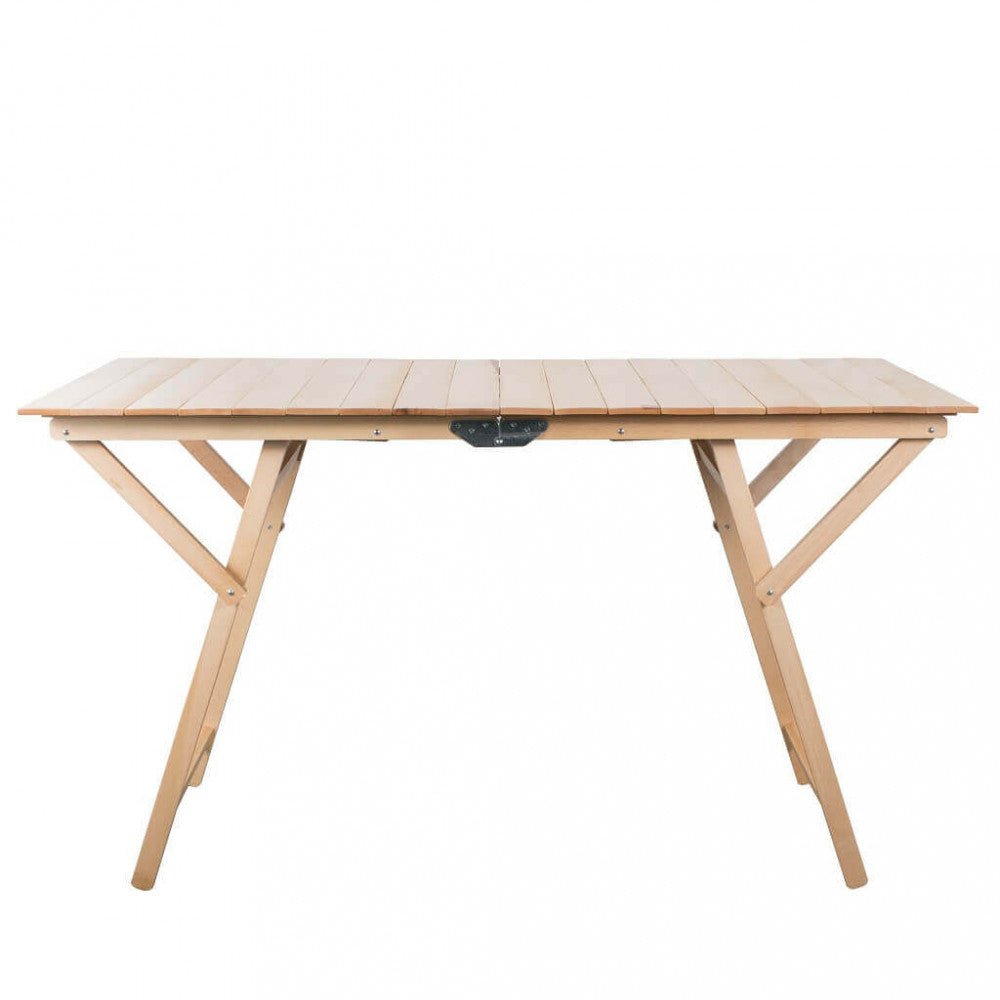 Tavolo Doppio 70x140 cm in Legno di Faggio Naturale