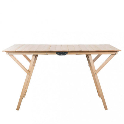 Tavolo Doppio 70x140 cm in Legno di Faggio Naturale