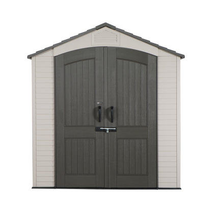 Casetta in Resina 2x3 PVC Esterno Ricovero Porta Attrezzi da Giardino Mobile Box
