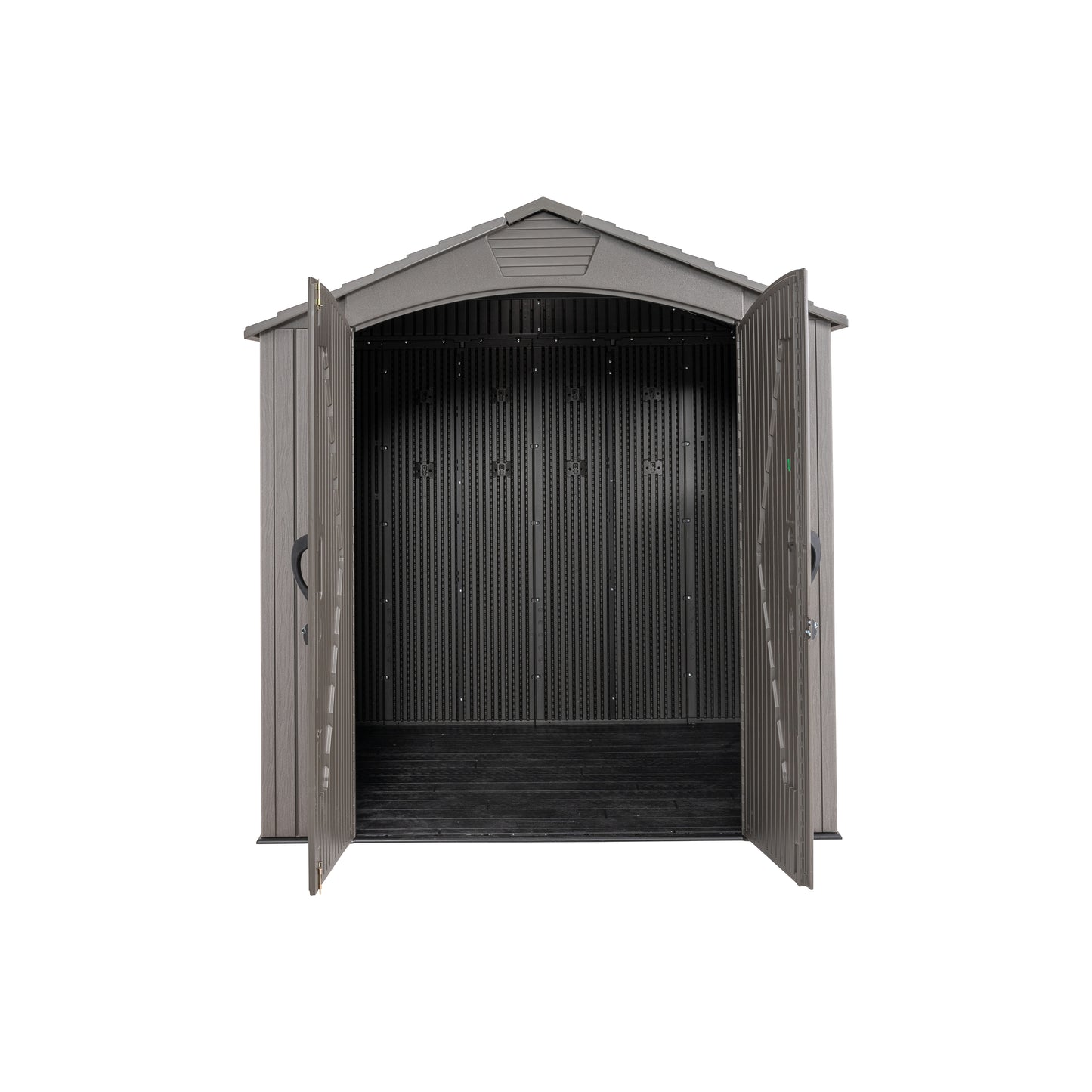 Box Portattrezzi 2x2 da Giardino Casetta in Resina Armadio PVC Esterno Capanno