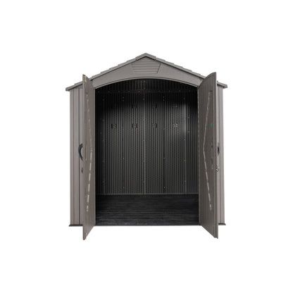 Box Portattrezzi 2x2 da Giardino Casetta in Resina Armadio PVC Esterno Capanno