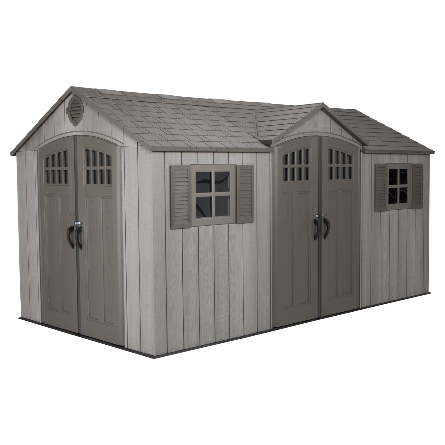 Casetta Box 4.5x2.5 Ricovero Attrezzi Giardino in Resina Armadio Esterno Capanno