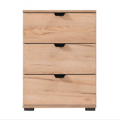 Comodino in Truciolare Bilaminato Rovere Chiaro 45x40x63 cm