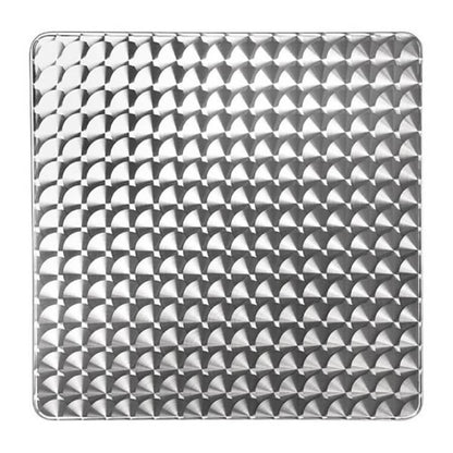 Tavolo Quadrato a Colonna in Alluminio 60x60 cm per Interno ed Esterno