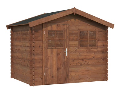 Casetta in Legno Impregnata 2.6x2 19 mm Box per Attrezzi