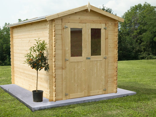 Casetta 200x300 cm da Giardino in Legno Struttura da Esterno