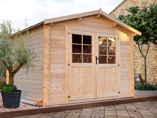 Casetta in Legno da Giardino 3x4 metri Blockhouse 28mm
