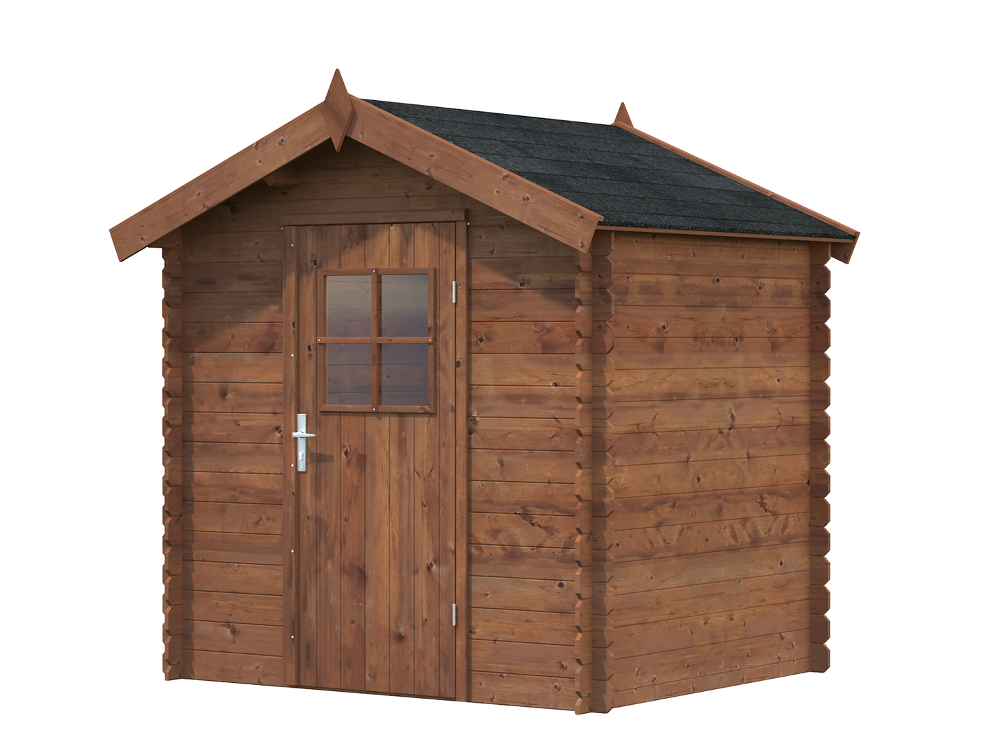 Casetta di Legno Impregnata 200x170 cm spessore 19 mmBox per Attrezzi Giardino