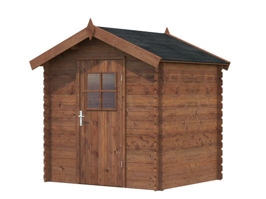 Casetta di Legno Impregnata 200x170 cm spessore 19 mmBox per Attrezzi Giardino