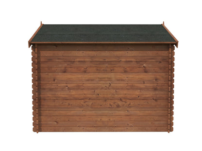 Casetta in Legno 3x3 Block House 28 mm Ripostiglio Attrezzi da Giardino