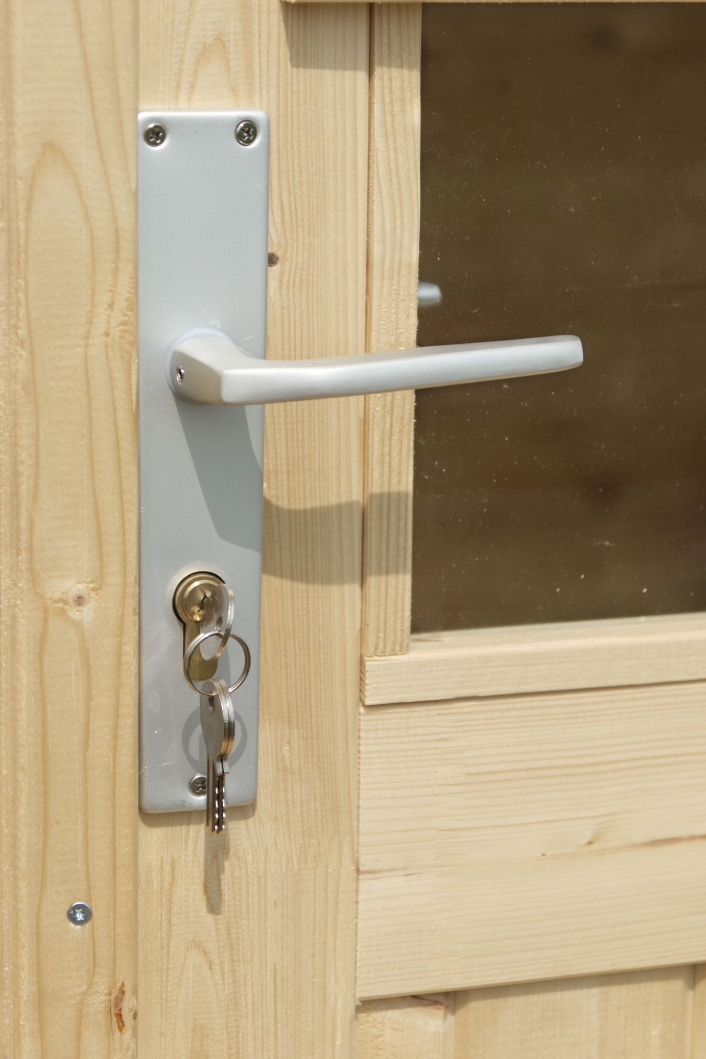 Casetta in Legno 2,5x2,5 da Giardino 28 mm Block House Porta Attrezzi