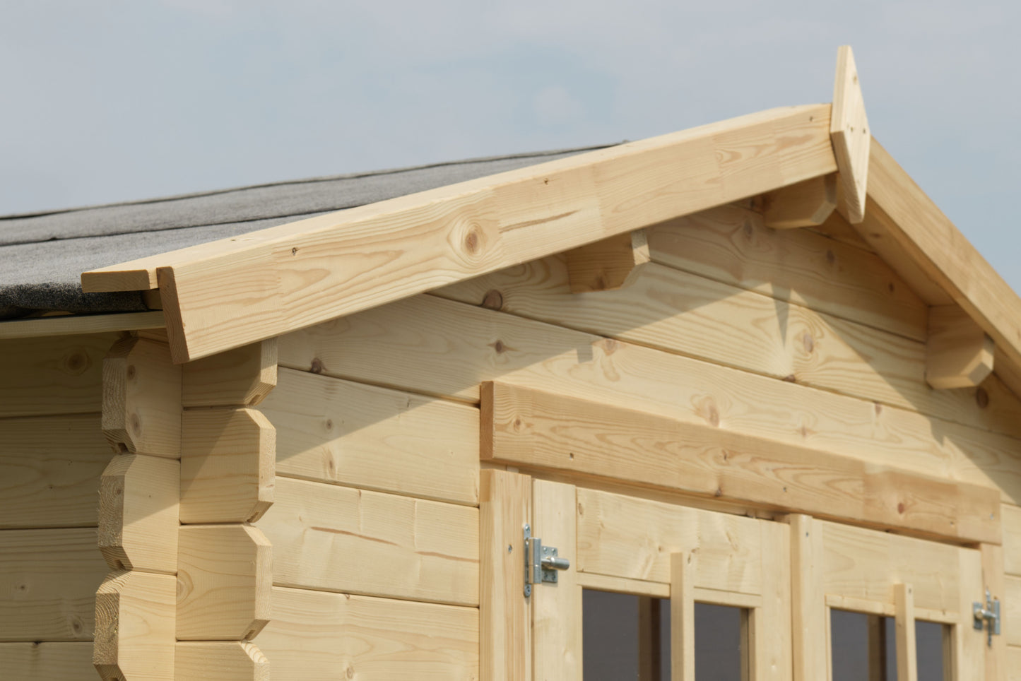 Casetta in Legno 2,5x2,5 da Giardino 28 mm Block House Porta Attrezzi