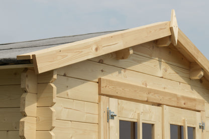 Casetta in Legno 2,5x2,5 da Giardino 28 mm Block House Porta Attrezzi