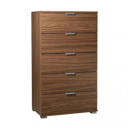 Cassettiera marrone 60x38x103 cm elegante e capiente