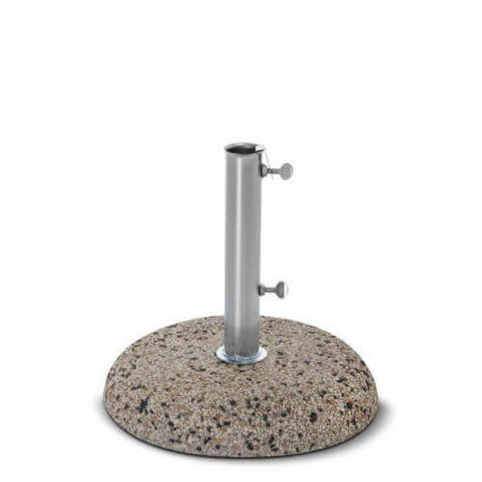 Base per ombrellone 55 kg in graniglia e acciaio con tubo zincato  Ø 60 DG