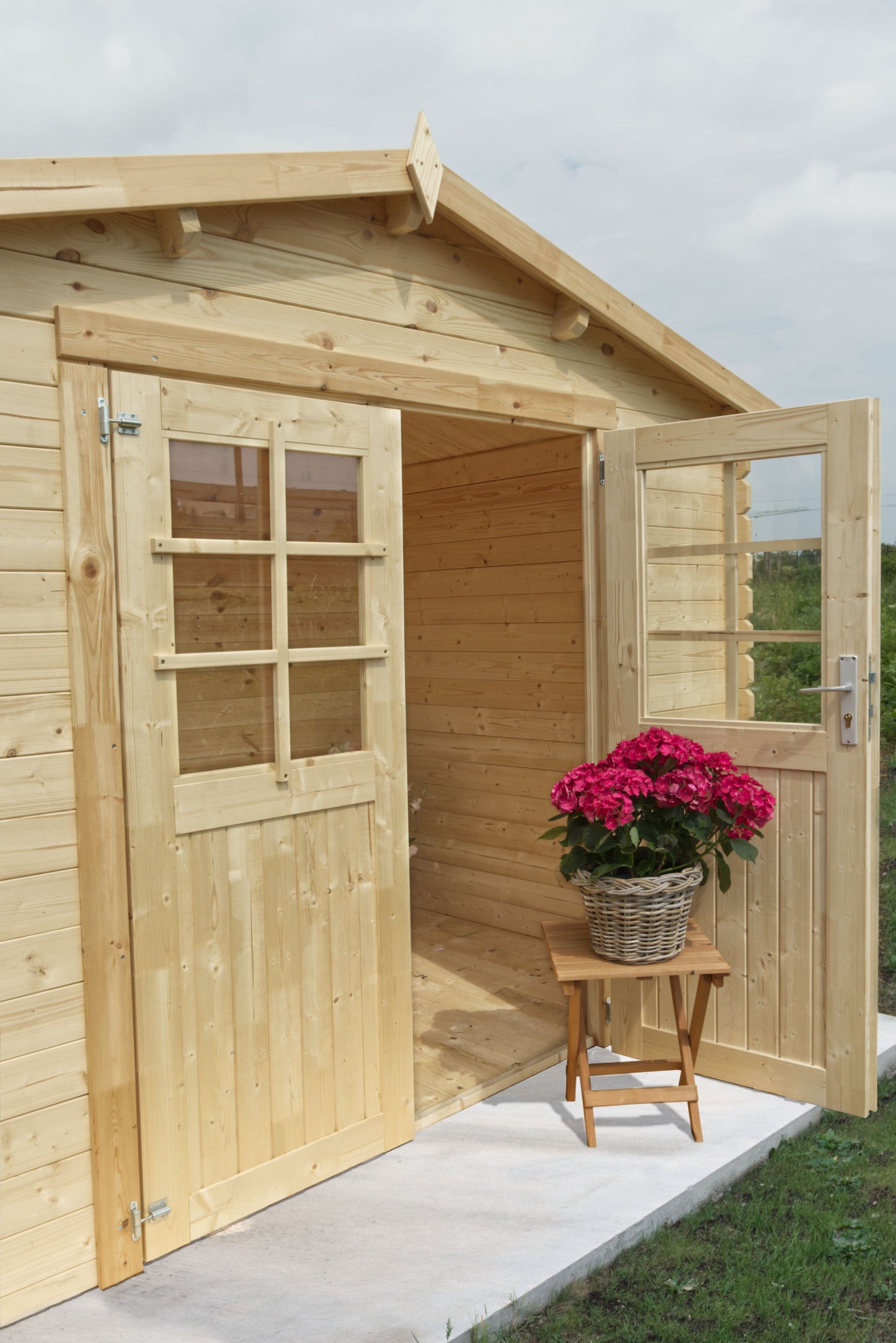 Casetta da Giardino Rimessa per Attrezzi 3x2 Block House spessore 28 mm
