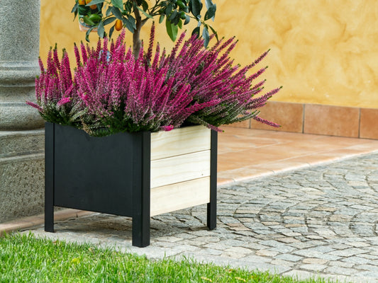 Fioriera in Legno 36x36 da Terrazzo Giardino