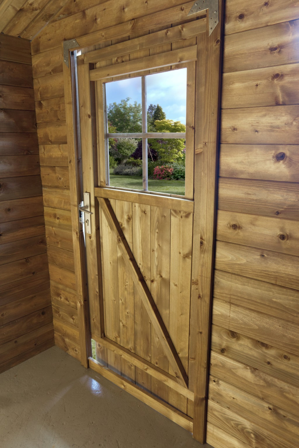 Casetta in Legno Impregnata 2.6x2 19 mm Box per Attrezzi