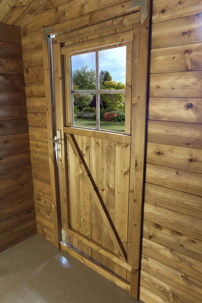 Casetta in Legno Impregnata 2.6x2 19 mm Box per Attrezzi