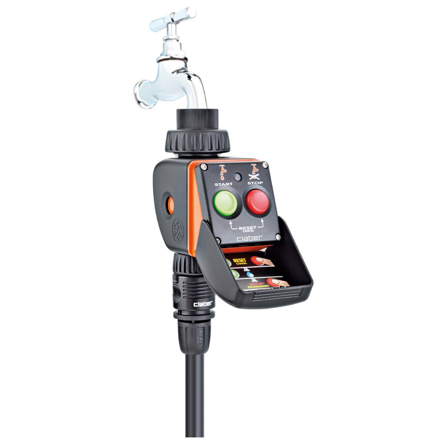 Programmatore Claber Start and Stop a Batteria per Irrigazione