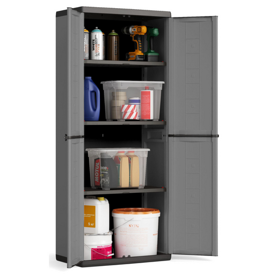Armadio Tuttopiani Jolly Keter 68x39x166 cm Grigio