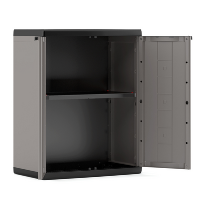 Armadio Basso Jolly Keter 68x39x85 cm Grigio da Esterno