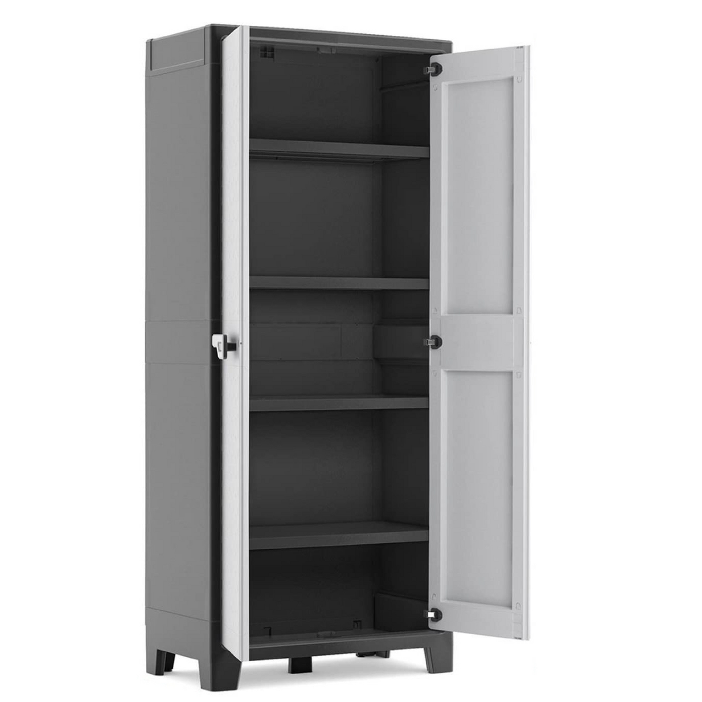Armadio Tuttopiani Titan XL Keter 80x44x182 cm Antracite/Grigio