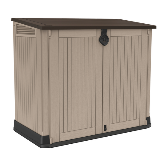 Baule Porta Attrezzi Store In Out MIDI Keter 132x71,5x113,5 cm Beige