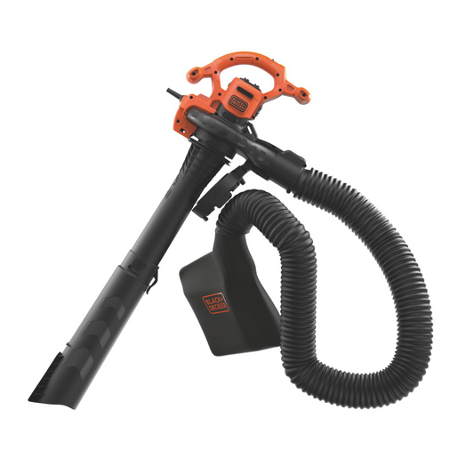 Soffiatore Elettrico Black+Decker Aspiratore e Trituratore 3000w