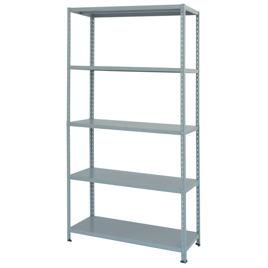Scaffale  Prometal 120x40x200 cm, 5 Ripiani con Aste Intere