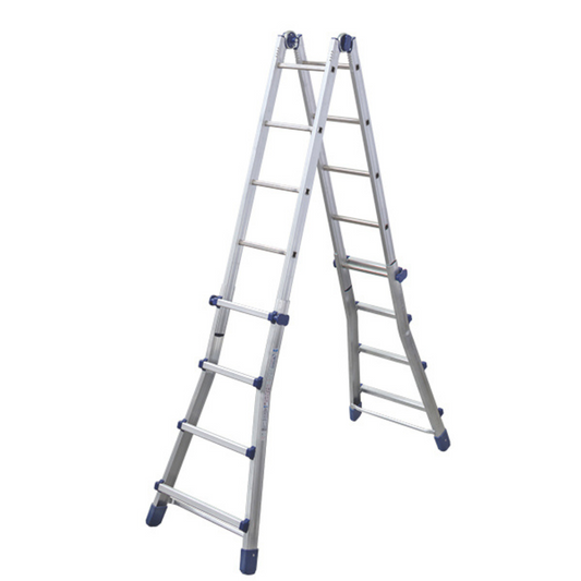 Scala telescopica Facal , 4+4 gradini, portata 150 kg, max